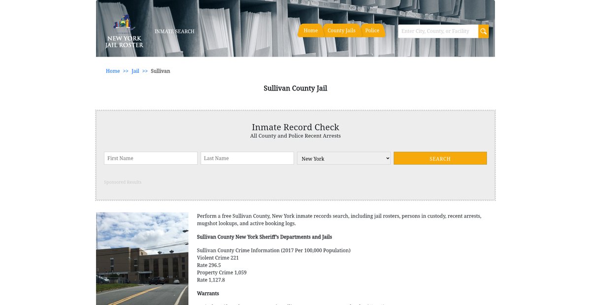 Preview of newyorkjailroster.com