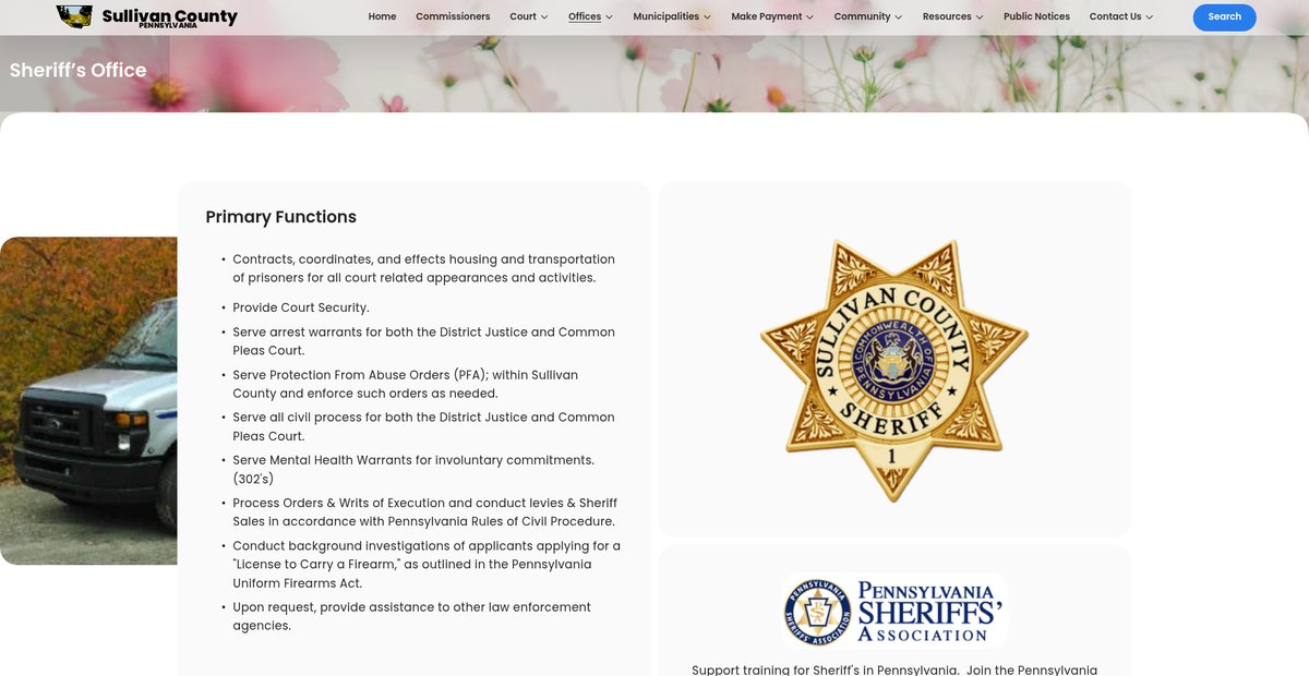 Preview of sullivancountypa.gov