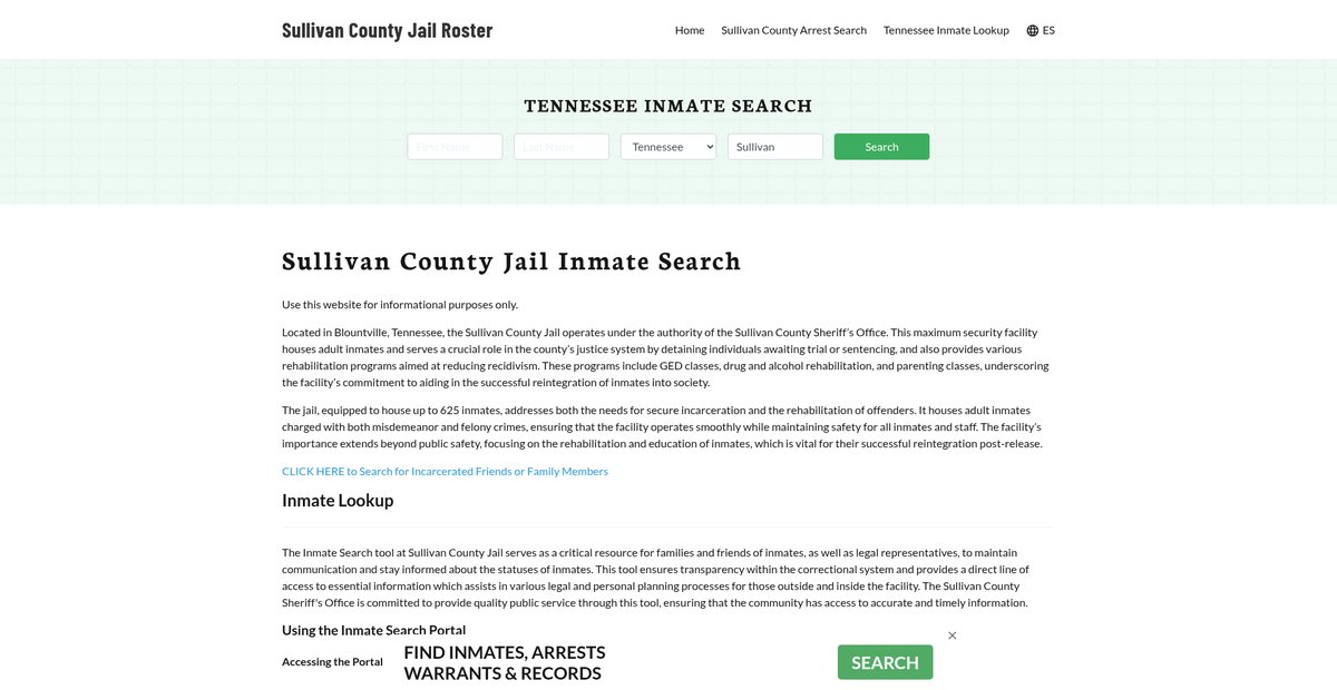 Preview of sullivancountyjail.org