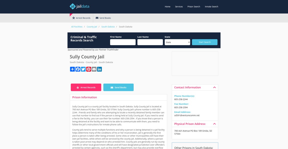Preview of jaildata.com
