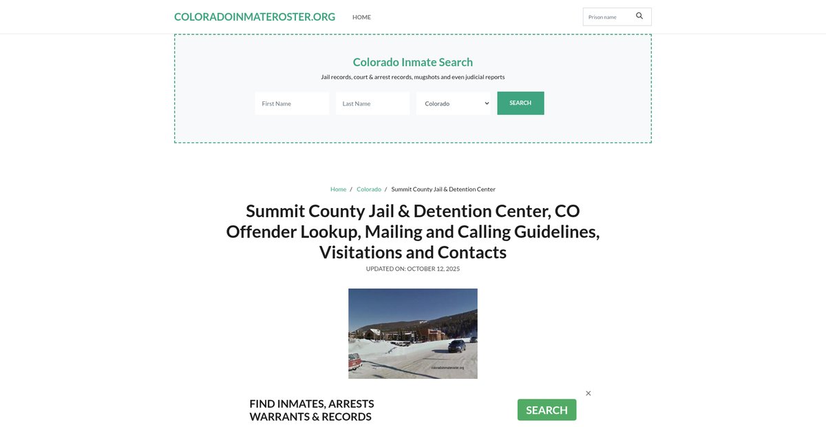 Preview of coloradoinmateroster.org