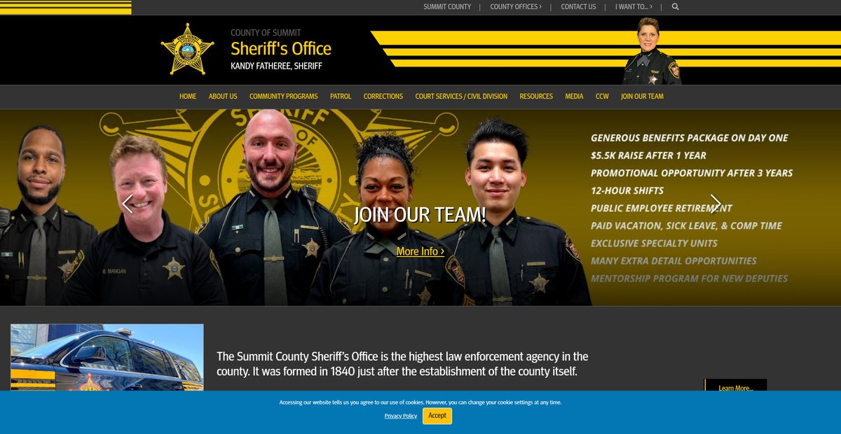 Preview of sheriff.summitoh.net