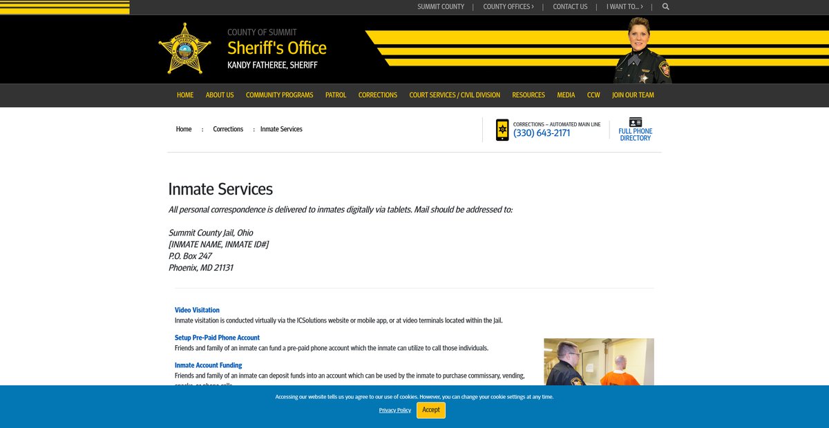 Preview of sheriff.summitoh.net
