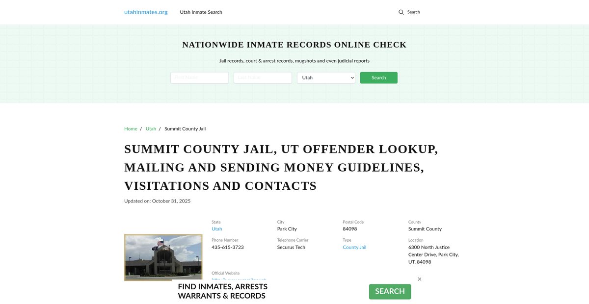 Preview of utahinmates.org