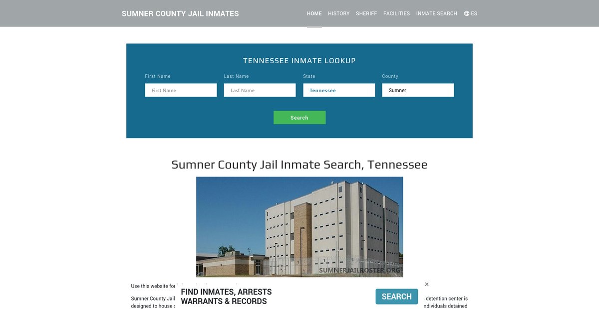 Preview of sumnerjailroster.org