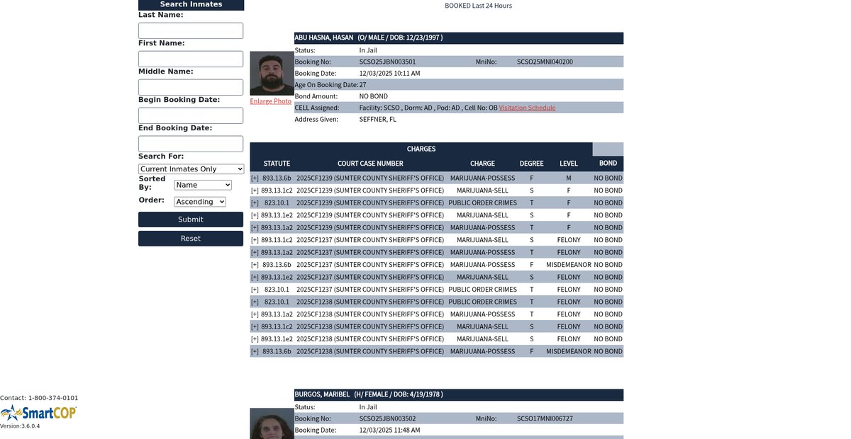 Preview of portal.sumtercountysheriff.org