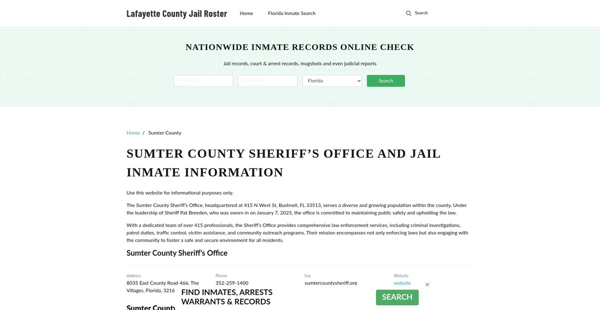 Preview of lafayettecountyflorida.org