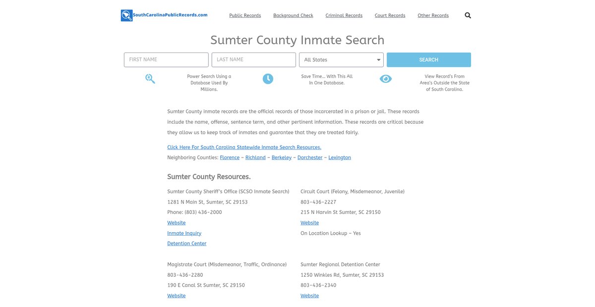Preview of southcarolinapublicrecords.com