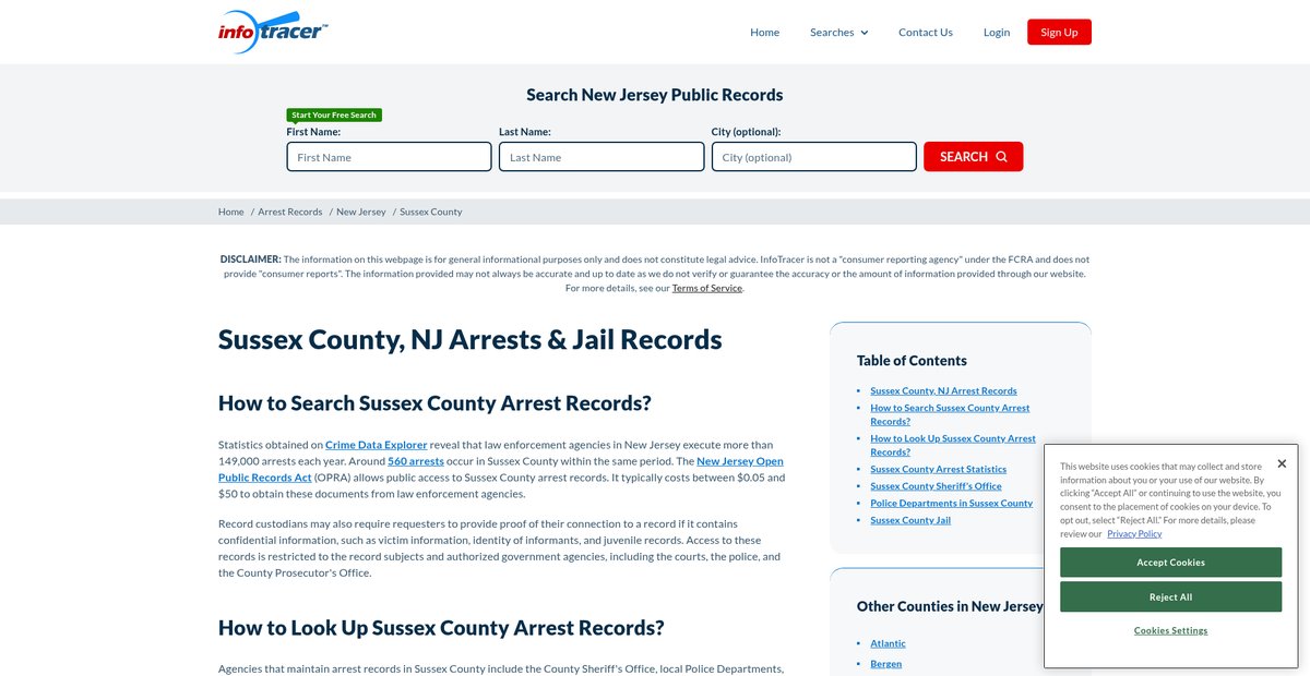 Preview of infotracer.com