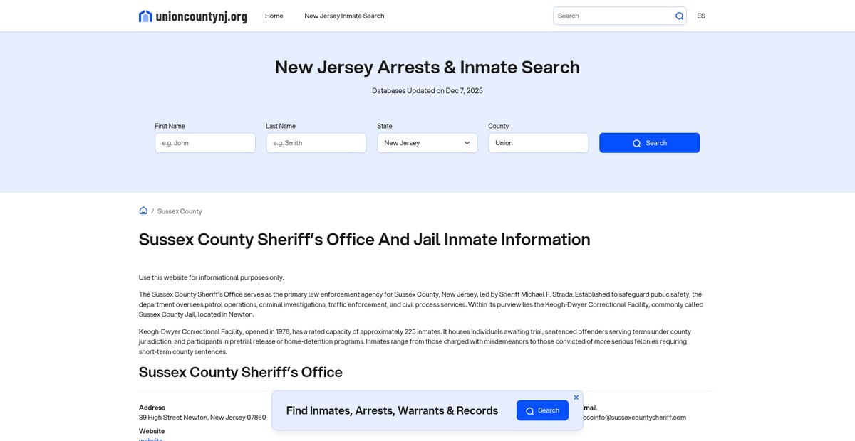 Preview of unioncountynj.org