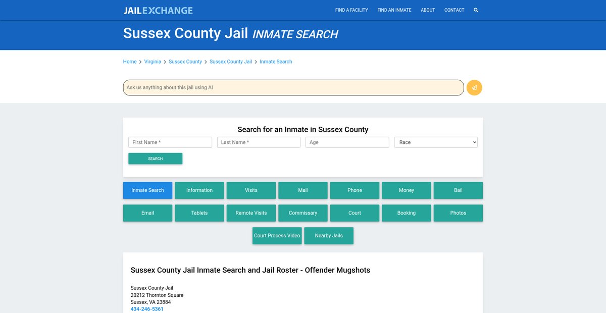 Preview of jailexchange.com