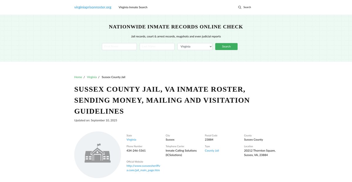 Preview of virginiaprisonroster.org