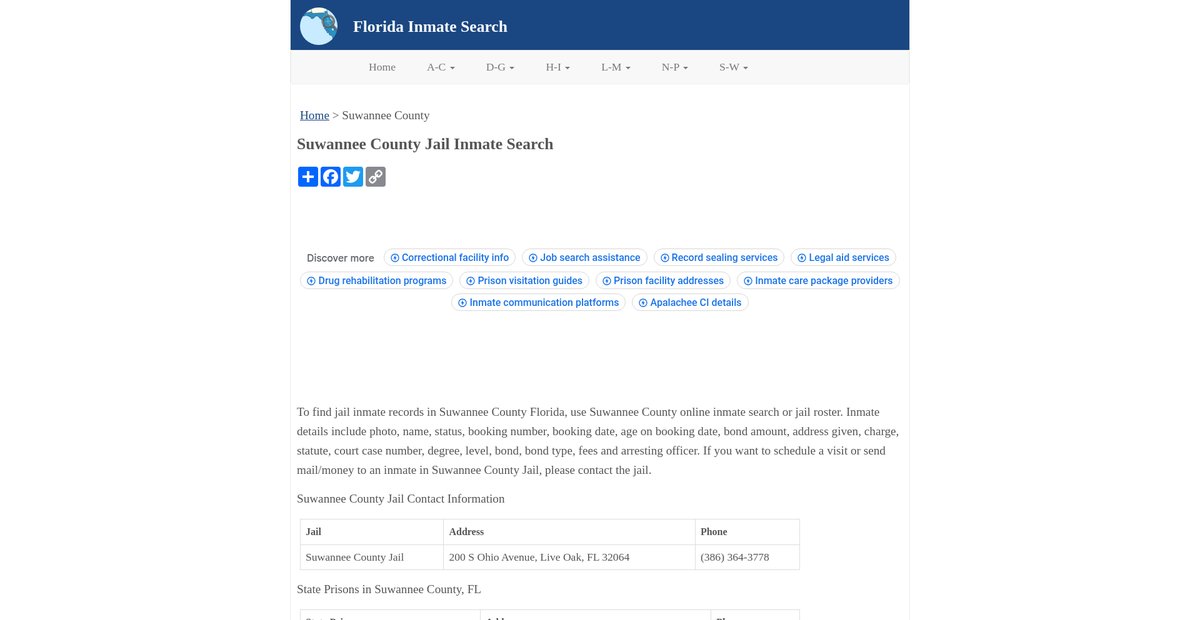 Preview of inmatesearchfl.org