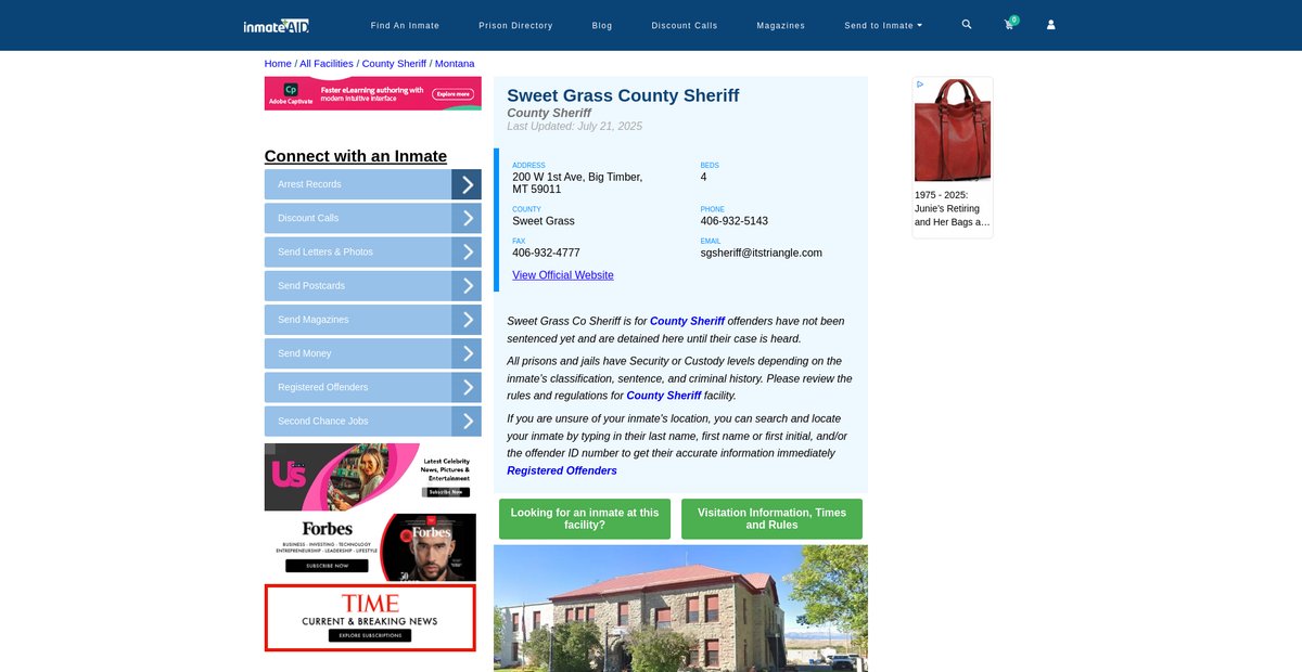 Preview of inmateaid.com