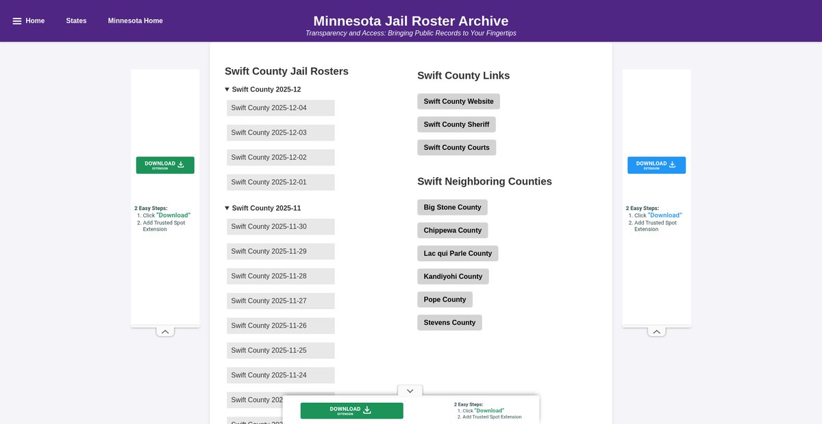 Preview of jailrosters.org