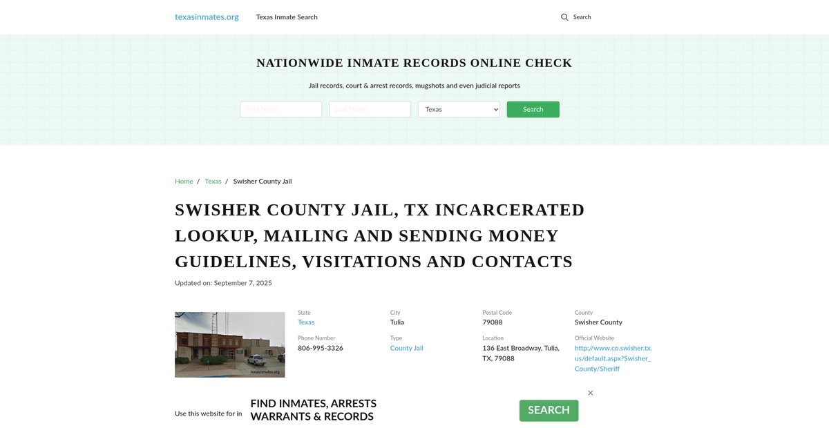Preview of texasinmates.org