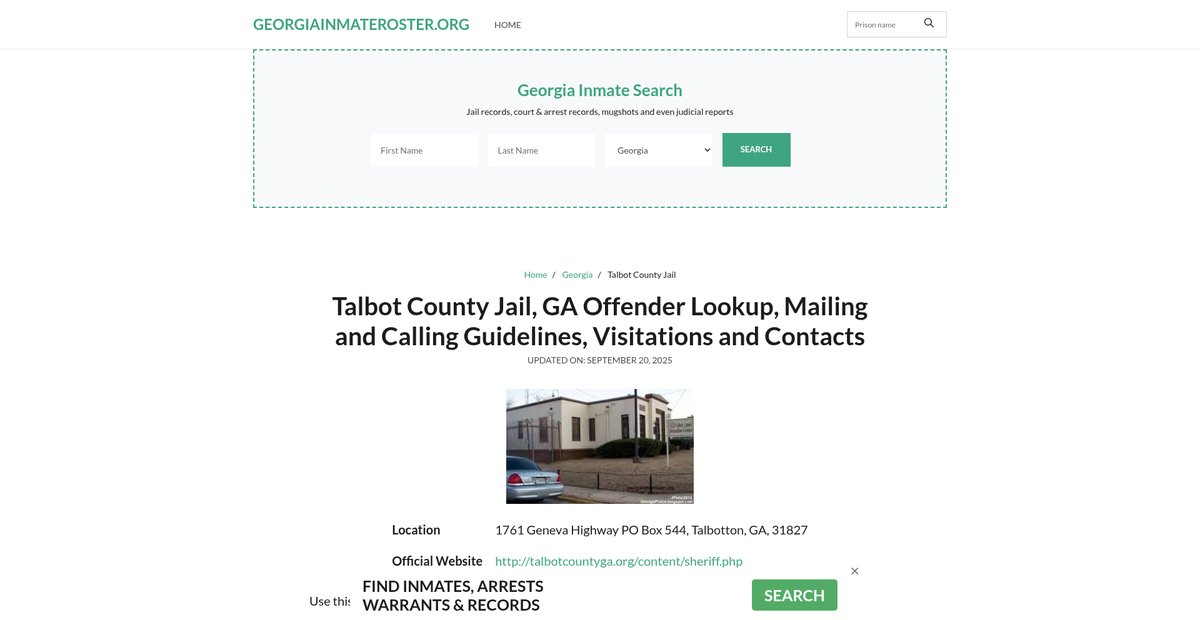 Preview of georgiainmateroster.org