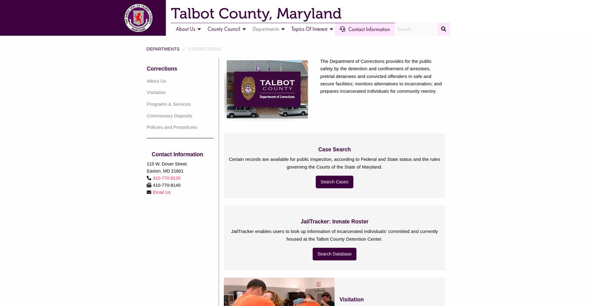Preview of talbotcountymd.gov