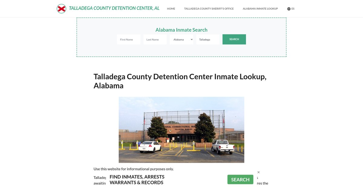 Preview of talladegacountydetentional.org