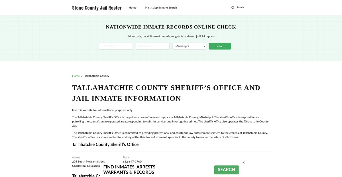 Preview of stonecountygov.com