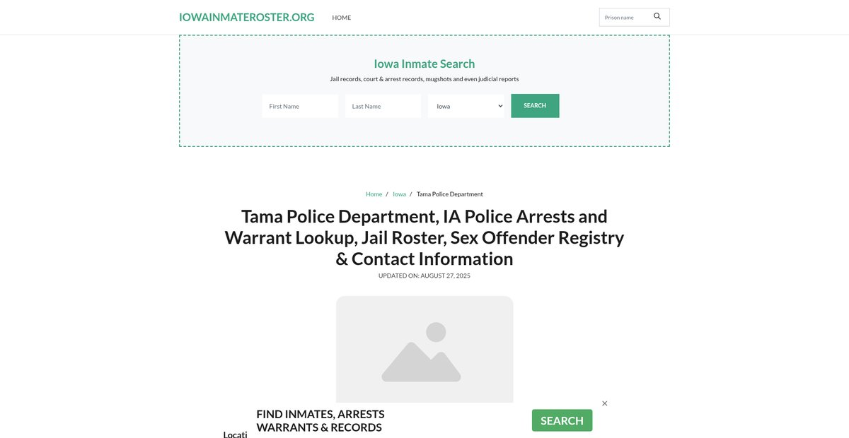 Preview of iowainmateroster.org