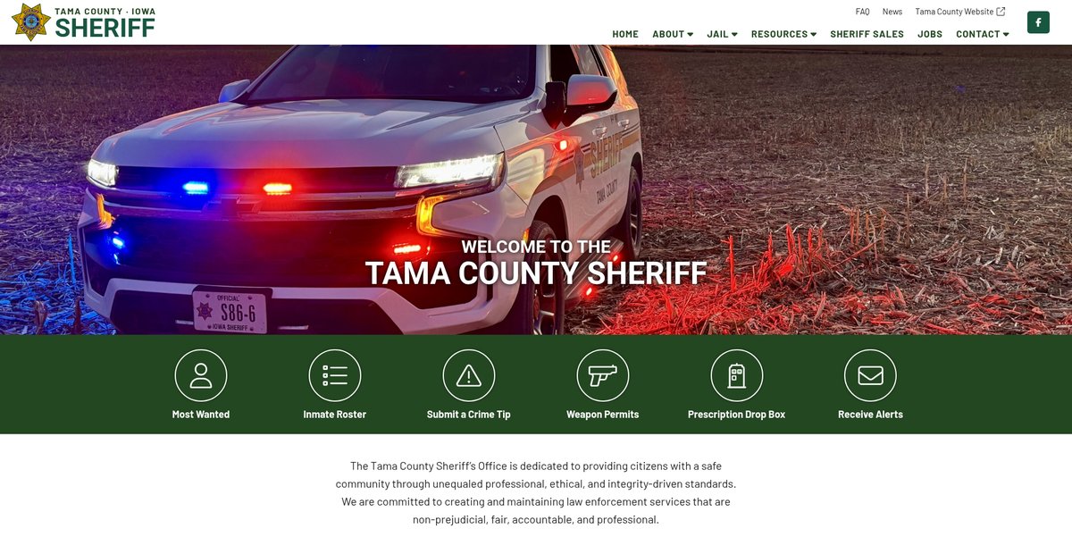 Preview of tamacountysheriff.org