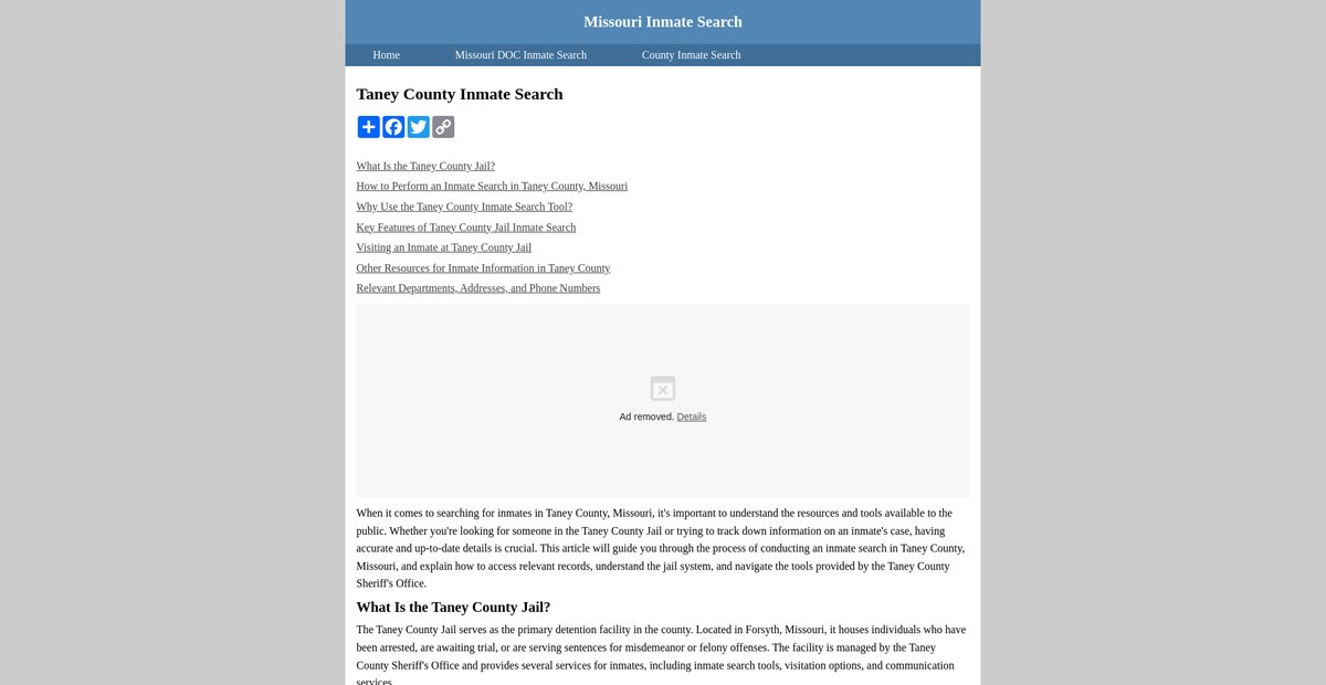 Preview of inmatesearchmissouri.org
