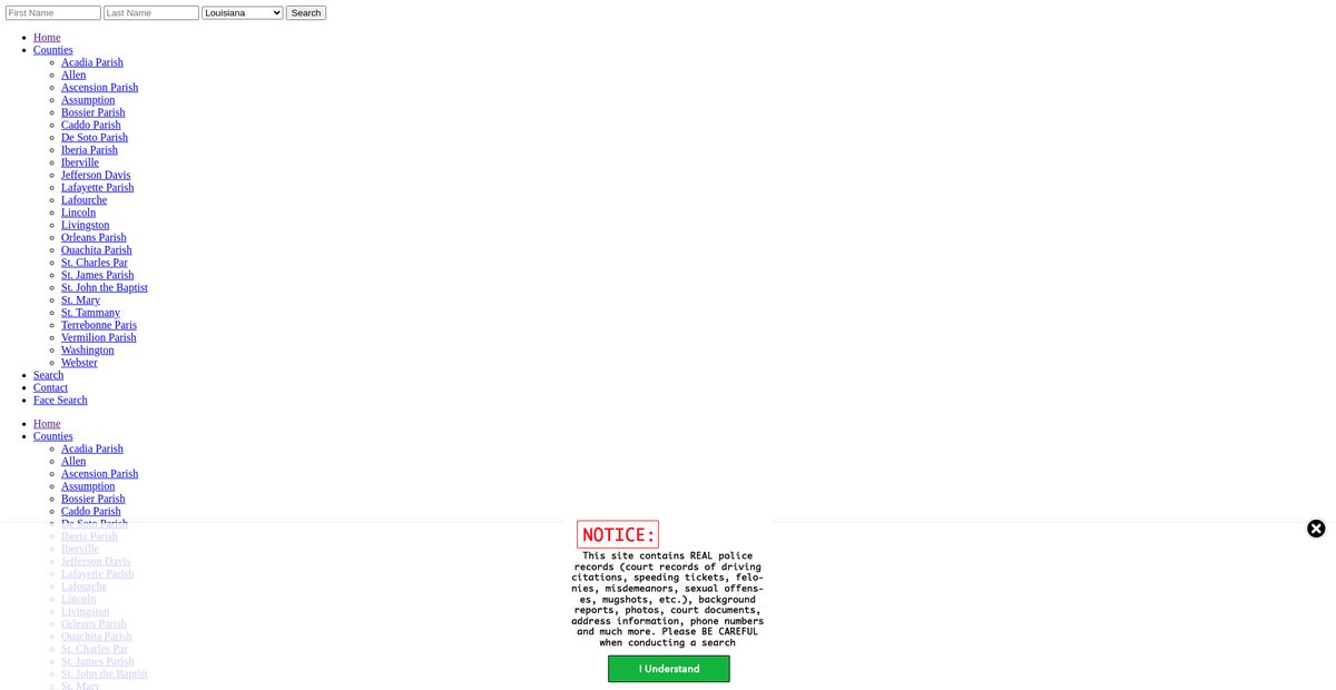 Preview of louisiana.arrests.org