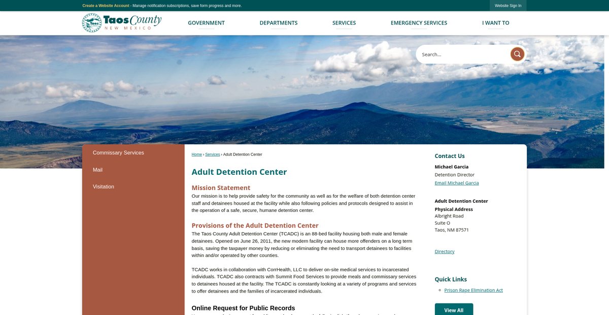 Preview of taoscounty.org