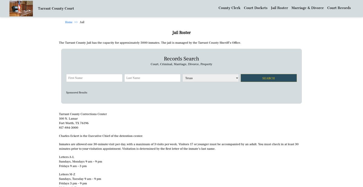 Preview of tarrantcountycourt.org
