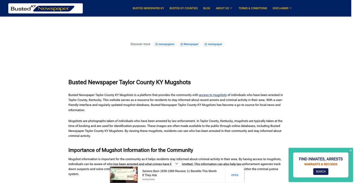 Preview of bustednewspaper-ky.com