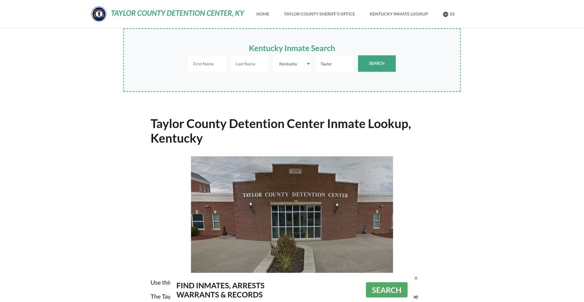 Preview of taylorcountydetentionky.org