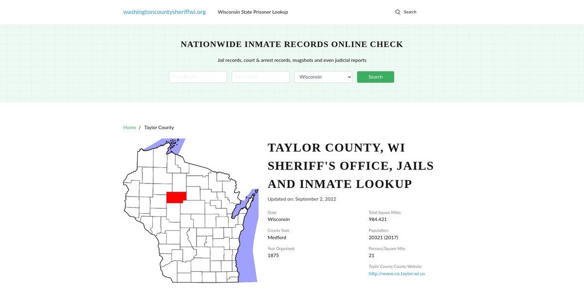 Preview of washingtoncountysheriffwi.org
