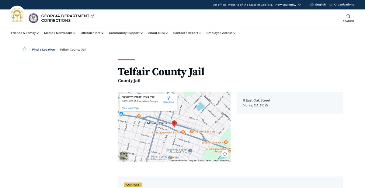 Preview of gdc.georgia.gov