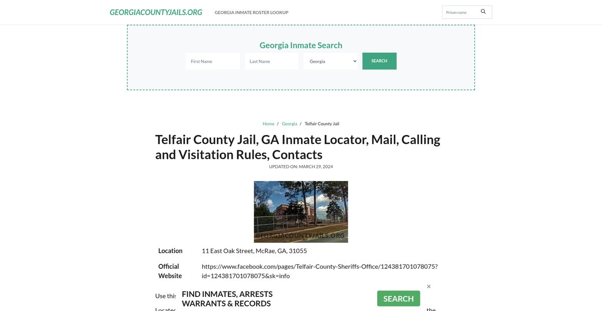 Preview of georgiacountyjails.org