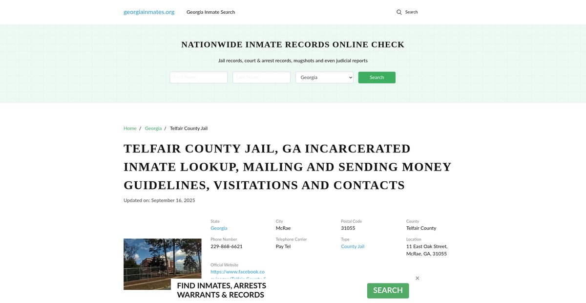 Preview of georgiainmates.org