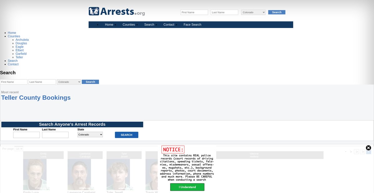 Preview of colorado.arrests.org
