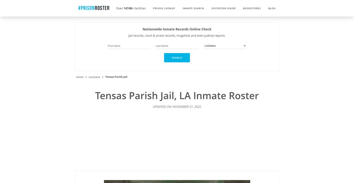 Preview of prisonroster.com