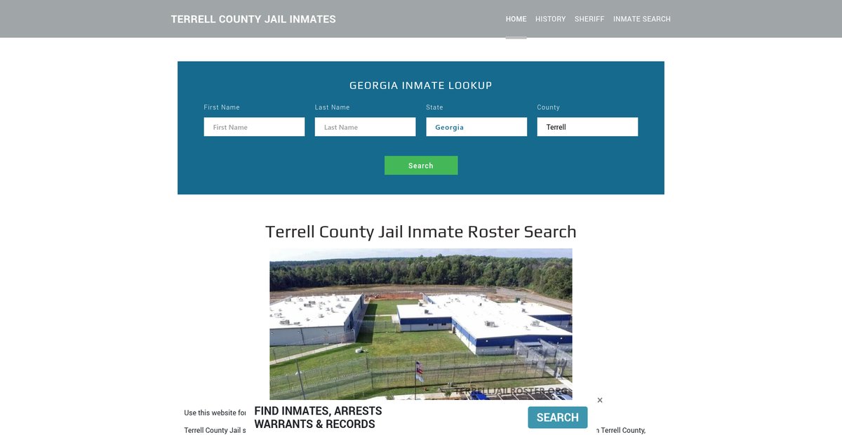Preview of terrelljailroster.org