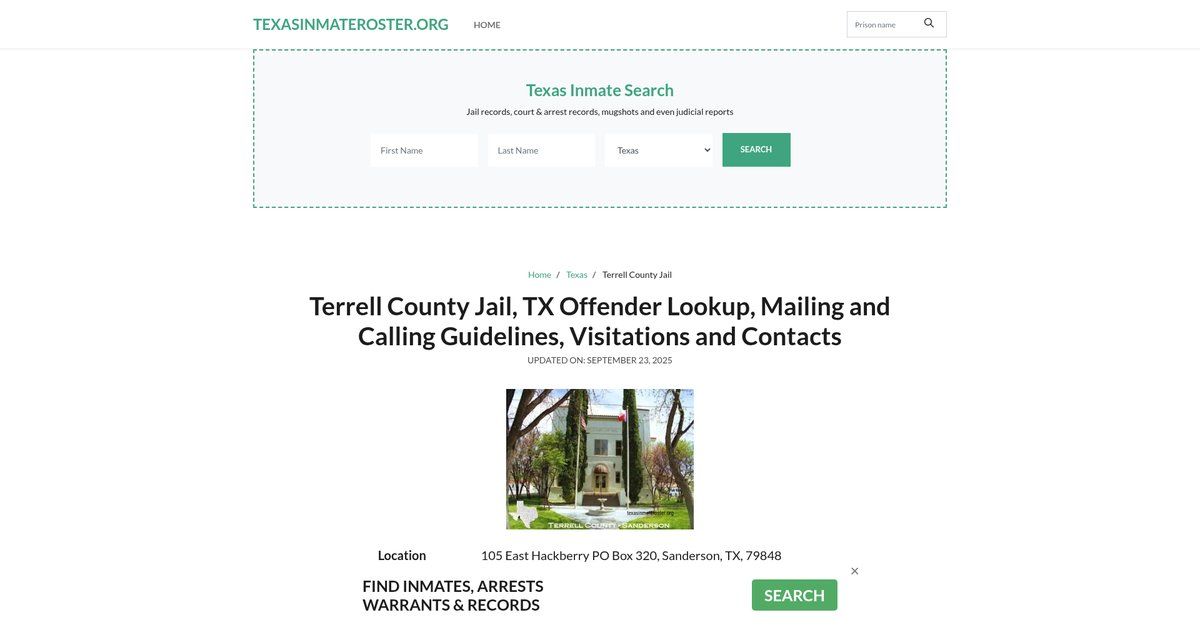 Preview of texasinmateroster.org