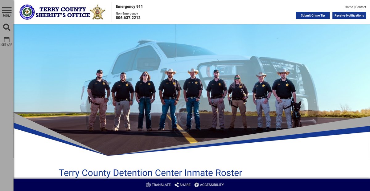 Preview of terrycountysherifftx.org