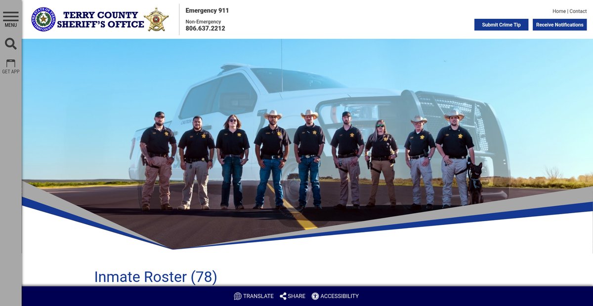 Preview of terrycountysherifftx.org
