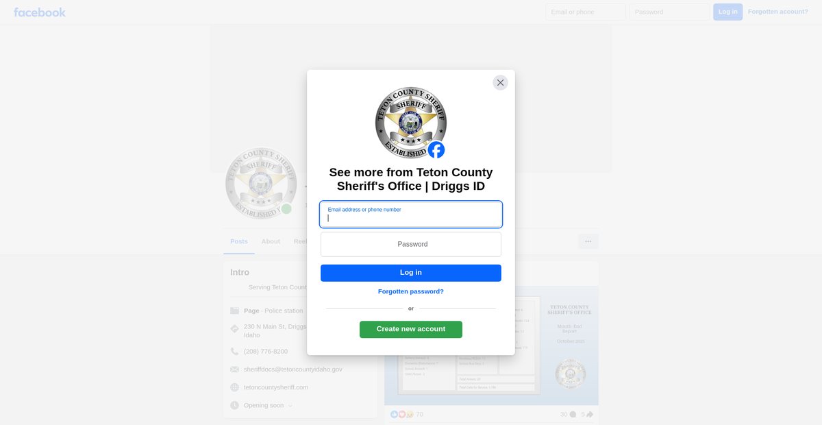Preview of facebook.com