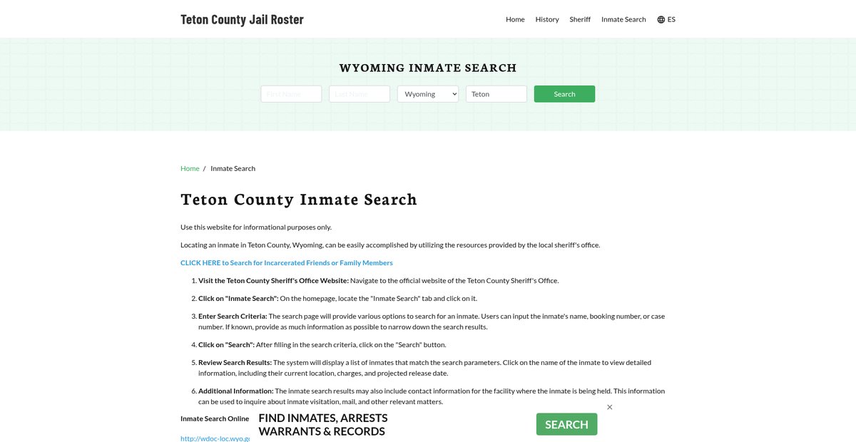 Preview of tetoncountyjail.org