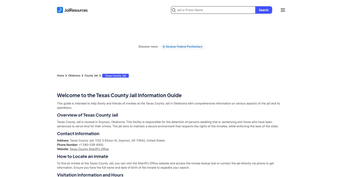 Preview of jailresources.com