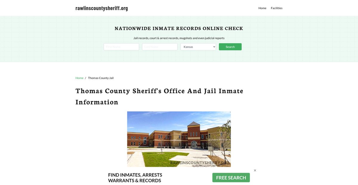 Preview of rawlinscountysheriff.org