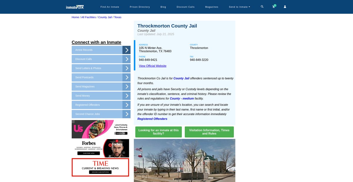 Preview of inmateaid.com
