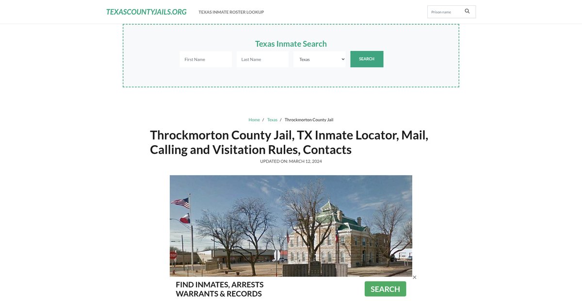 Preview of texascountyjails.org