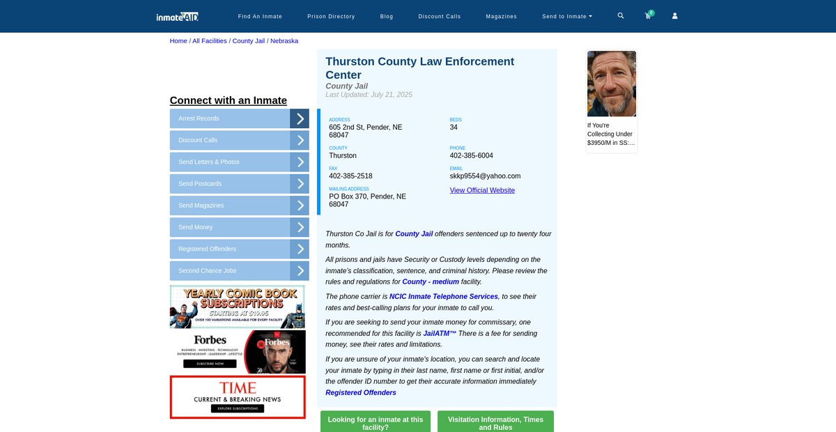 Preview of inmateaid.com