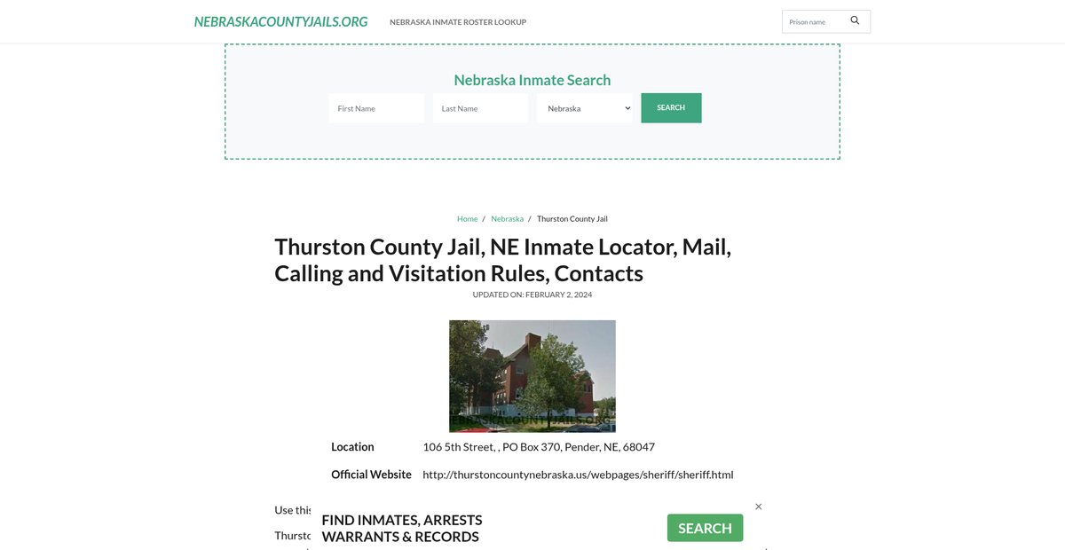 Preview of nebraskacountyjails.org